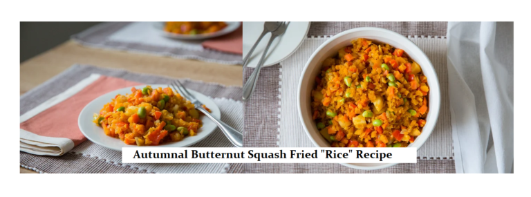 Autumnal Butternut Squash Fried "Rice" Recipe