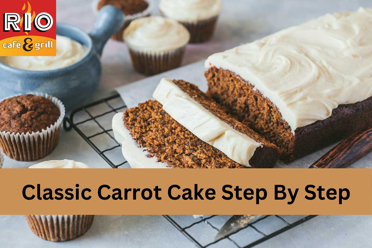Classic Carrot Cake Step By Step