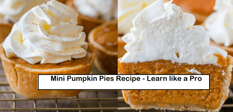 Mini Pumpkin Pies Recipe - Learn like a Pro