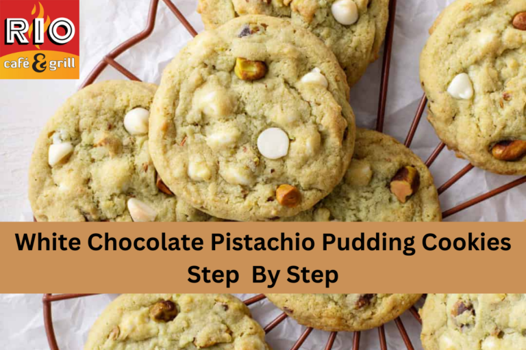 White Chocolate Pistachio Pudding Cookies Step By Step